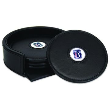 Leather Coaster Set