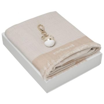 Set Bird Beige (key Ring & Scarve)