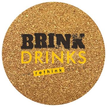 Vineyards Cork Coaster-Round