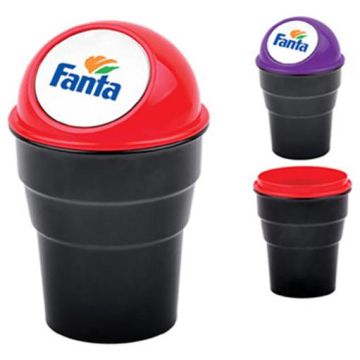 Dustbin in Car