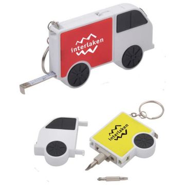 Tool Set with Light and Tape Measure