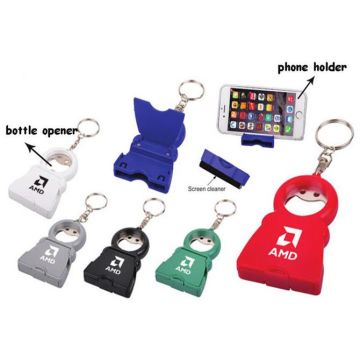 Mobile Holder Bottle Opener Mobile Cleaner