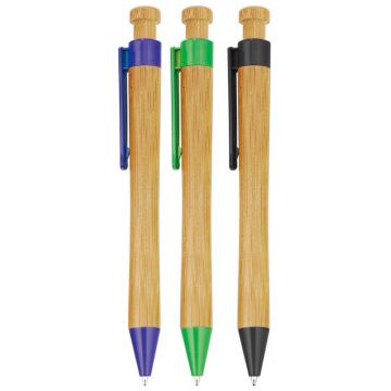 Bamboo Pen Push Button