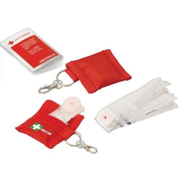 First Aid CPR Mask Keyring