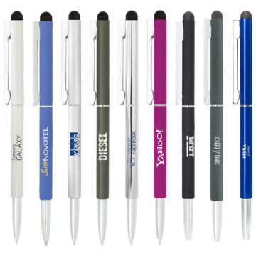 BND71S CLAP STYLUS THIN TWIST METAL BALL PEN