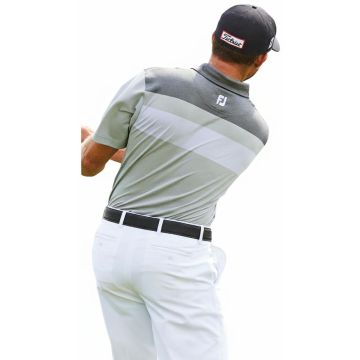 FootJoy Athletic Fit - Double Block Birdseye Pique Polo