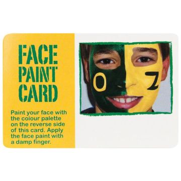 Face Paint Card