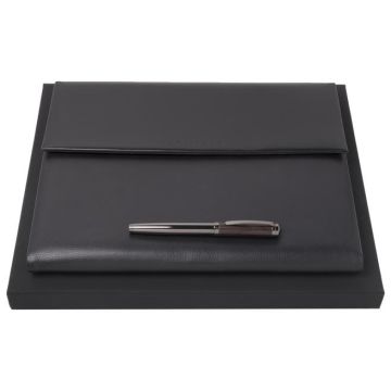 Set Hugo Boss Black (Everyday rollerball Pen & Conference Folder A4)