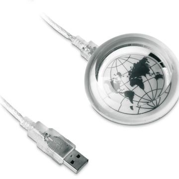 Usb Hub With Globe And Light