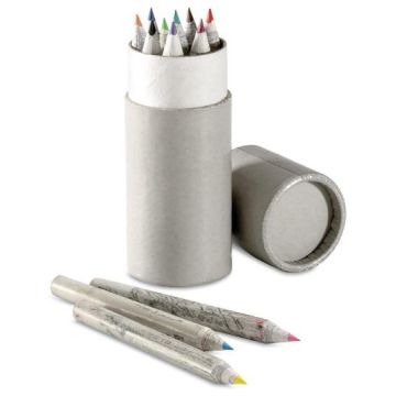Recycled Colour Pencils In Tube