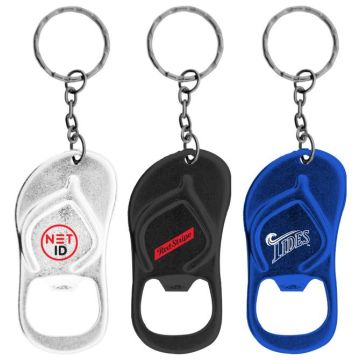 Sandal Shaped Bottle Opener Keychain