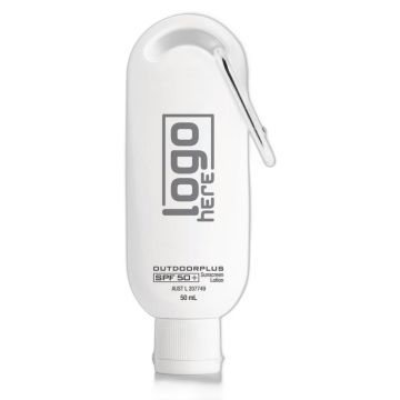 Australian Made Sunscreen SPF 50+ on Carabiner 50mL