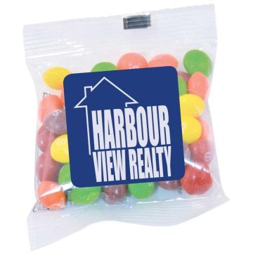 Assorted Fruit Skittles in 50 gram Cello Bag