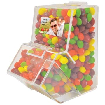 Assorted Fruit Skittles in Dispenser