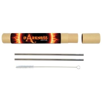 Evergreen Straw Set