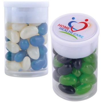 Corporate Colour Mini Jelly Beans in Dinky Tube