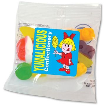 Cadbury Assorted Jelly Party Mix in 50 Gram Cello Bag
