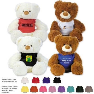 Coconut (White) and Coco (Brown) Plush Teddy Bear
