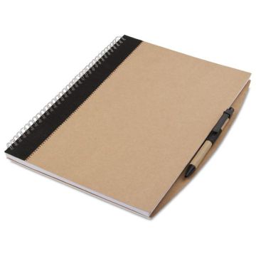 A4 Recycled Notebook With Pen