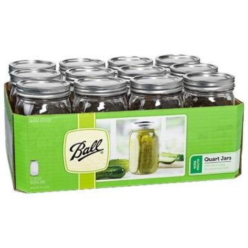 BALL WIDE MOUTH 32OZ QUART Mason Jars