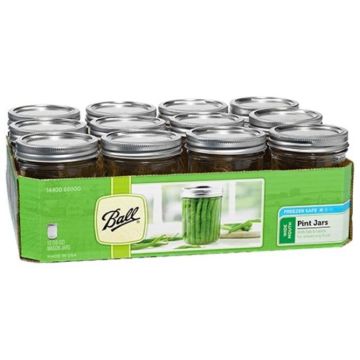 BALL WIDE MOUTH 16OZ PINT Mason Jar