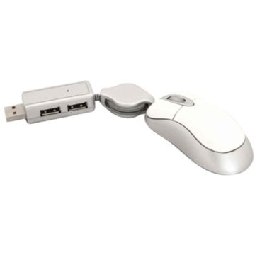 Mini White Mouse And Hub
