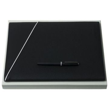 Set Spring Black (rollerball Pen & Folder A4)