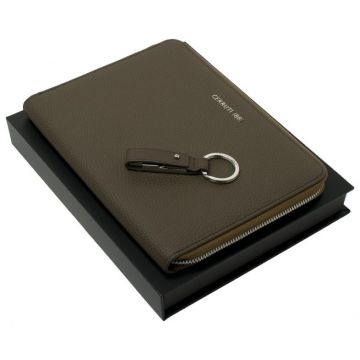 Set Hamilton Taupe (conference Folder A5 & Usb Stick)