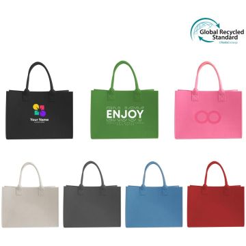 Customizable Felt Tote Bag