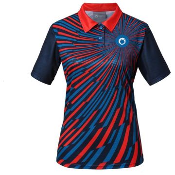 Women's 100%Polyester Sublimated Basic POLO