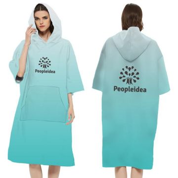 100% Microfibre Sublimation Hooded Change Towel