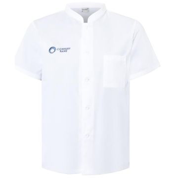 Classic Short Sleeves Single Breasted Chef Jacket