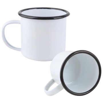 350ml Enamel Camping Mug