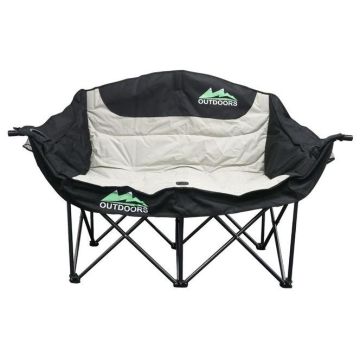 Double Foldable Portable Camping Chair