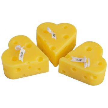 Heart Shape Cheese Candles