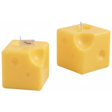 Square Shape Cheese Candles