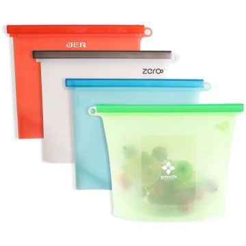 Silicone Reusable Storage Pouch - 500ML