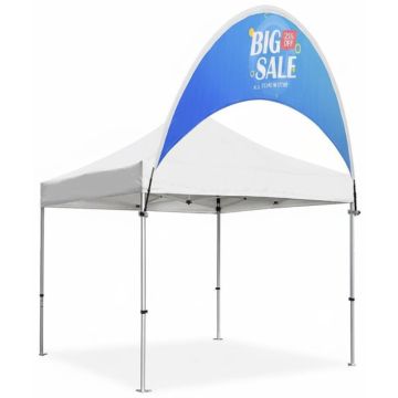 Curve Tent Billboard Banner 10x10ft