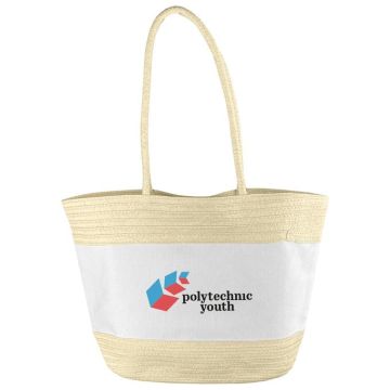 Patterned Paper Tote Bag