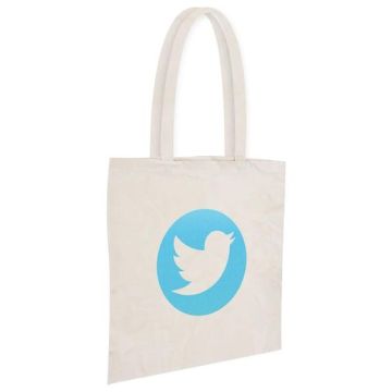 Maine Long Hanndle Calico Tote Bag