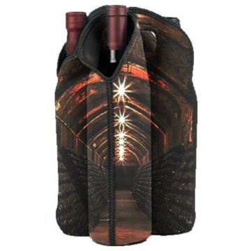 Full Colour Neoprene 4 Bottles Holder