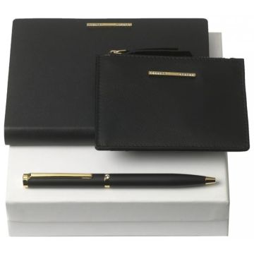 Set Nina Ricci Black (ballpoint Pen, Note Pad A6 & Key Ring)