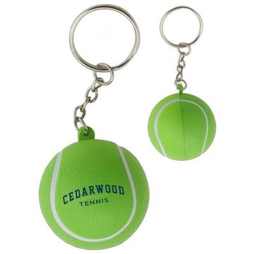 Stress Tennis Ball Key Ring