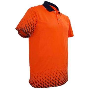 Unisex Adults Hi-Vis Gradient Polo