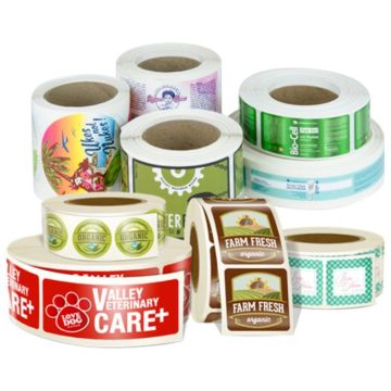 Stickers Printed On Rolls