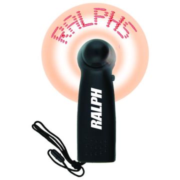 Light Up Name Mini Fan