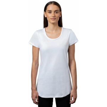 Womens Curved Hem T-shirt