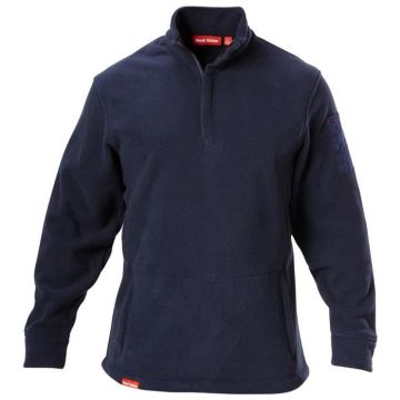 Mens Foundations Polar Fleece 1/4 Zip Jumper