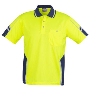 Mens Hi Vis Squad S/S Polo