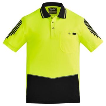 Mens Hi Vis Flux S/S Polo